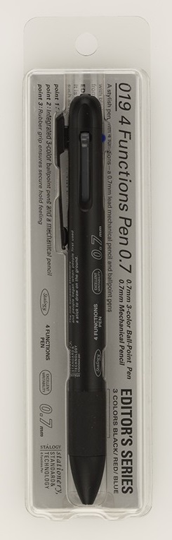 4ファンクションズペン　0.7mm　ブラック